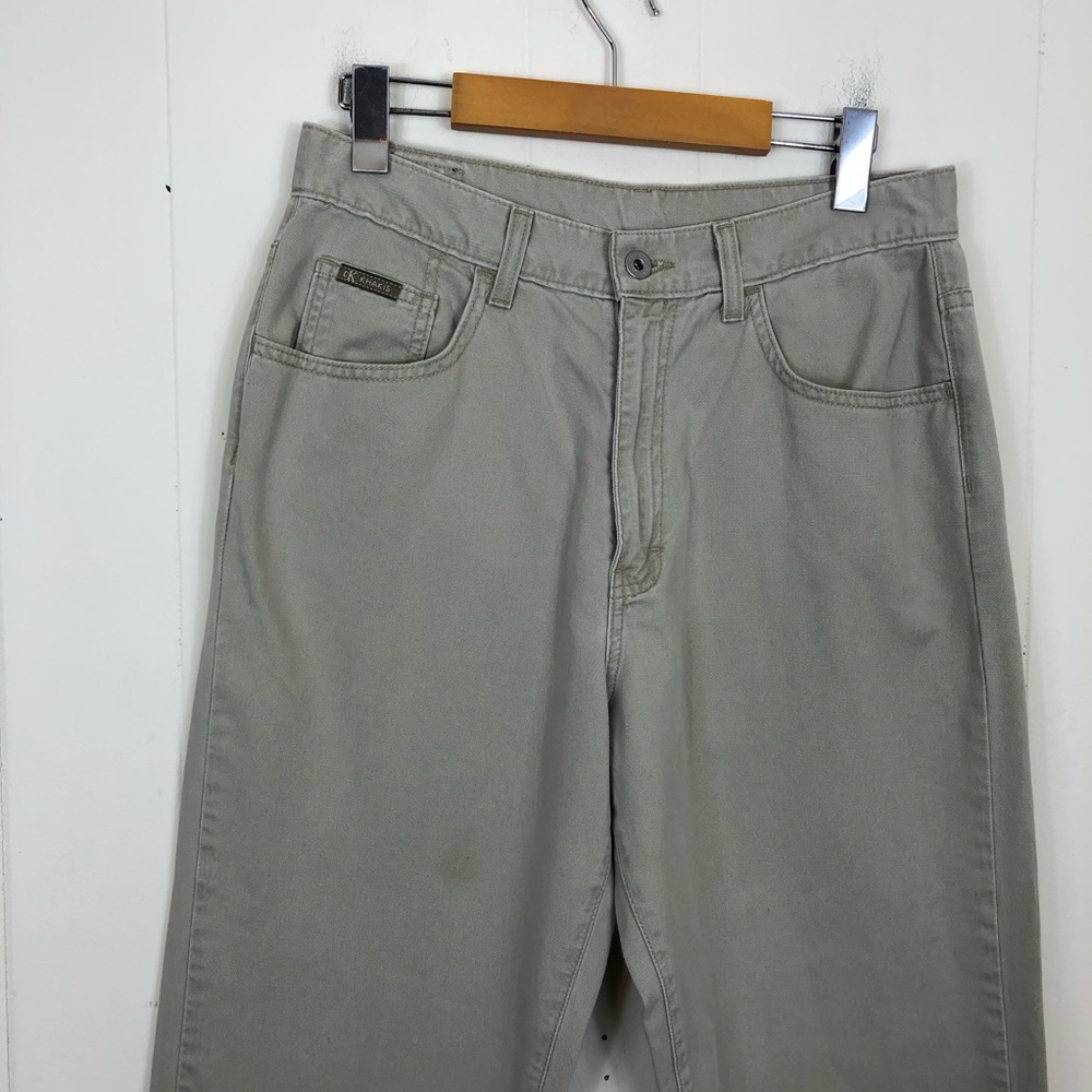 Vintage 90s‎ Calvin Klein Khakis Sz 29 - Picture 2 of 9